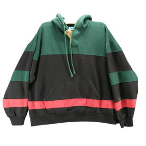 Nucleus Men's Pullover Hoodie Multi XL Colorblock Striped Vintage Pocket